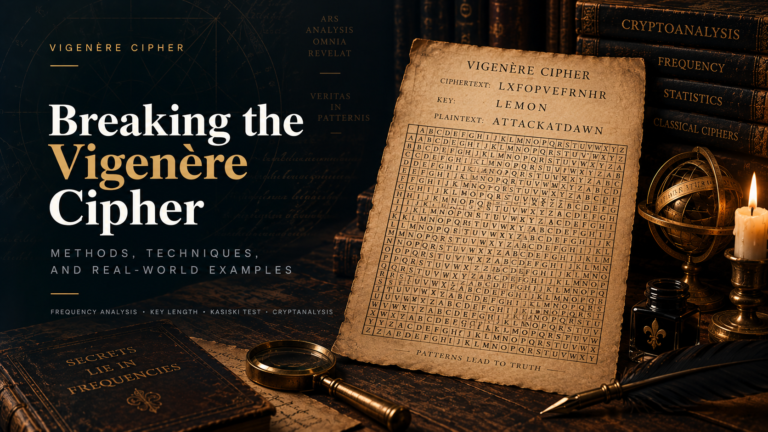 how to break vigenere cipher